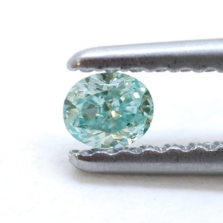 blue green diamond light